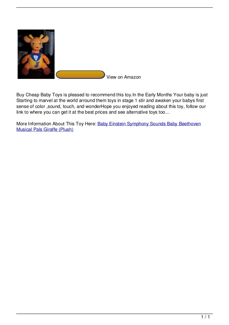 baby einstein symphony paws