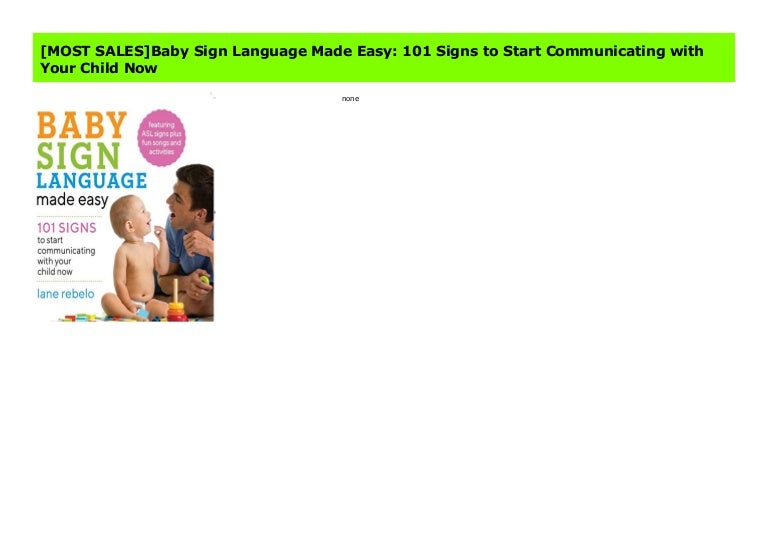 baby sign language made easy