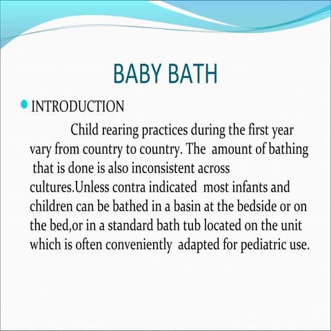 Baby bath