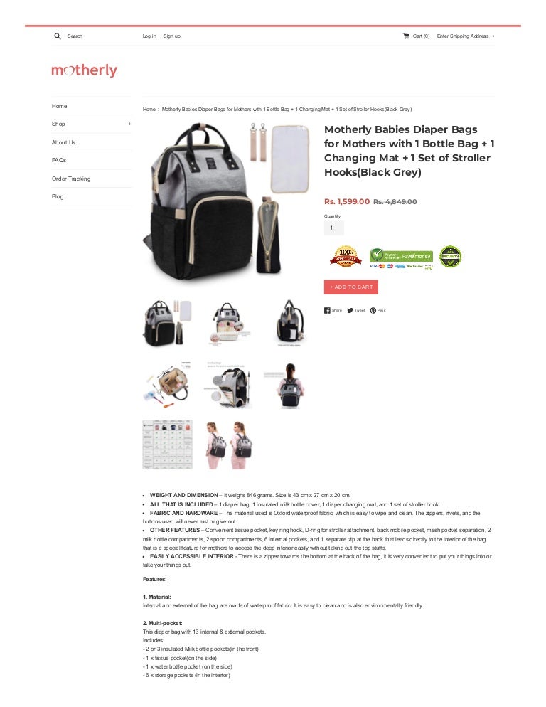 diaper bag for triplets