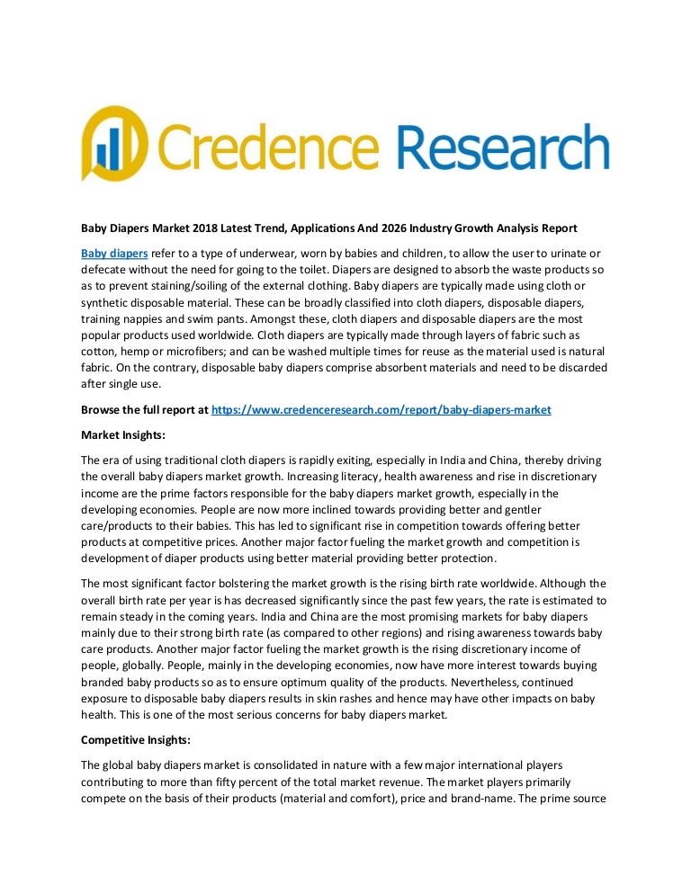 price of diapers 2018