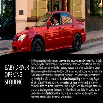 BABY DRIVER OPENING SEQUENCE Giorgio 111 | PPTX