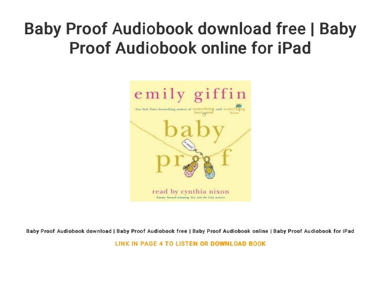 baby proof book