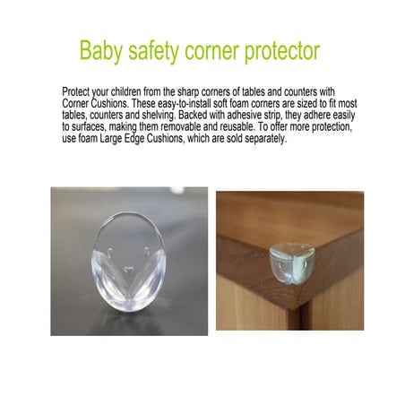 Baby safety corner protector | PDF