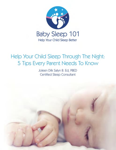 Sleep for children | PPT