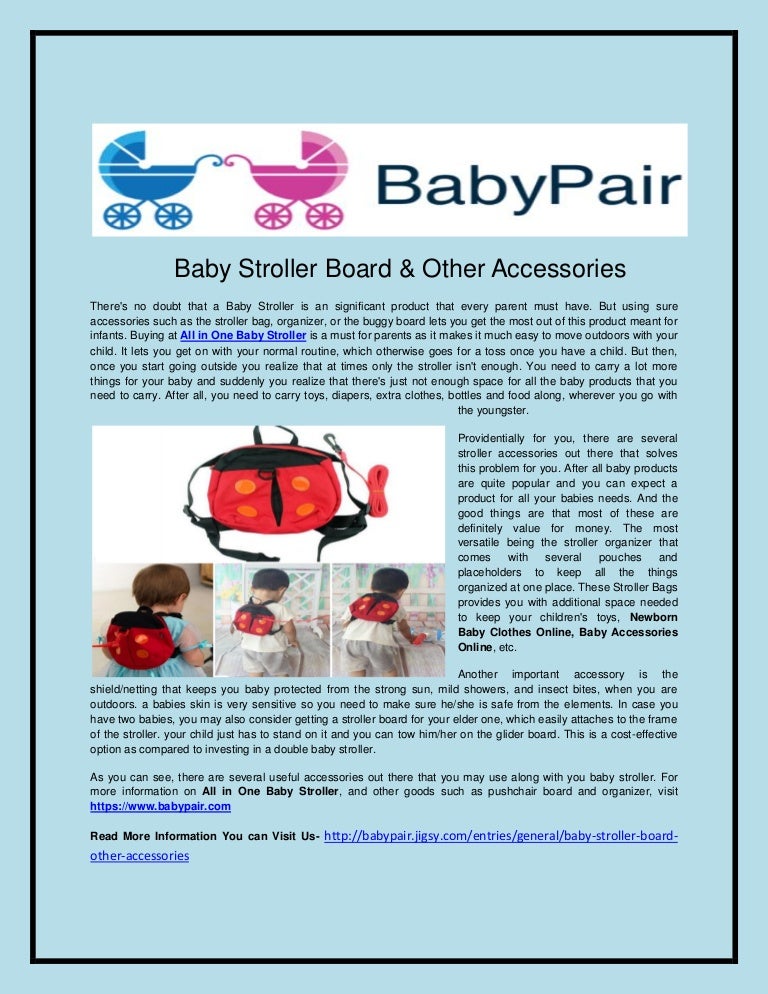 baby stroller board
