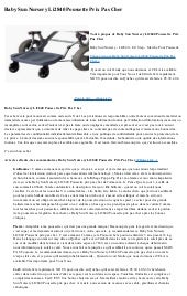 kidz kargo poussette triple