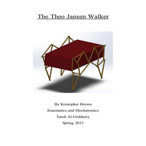The Theo Jansen Walker