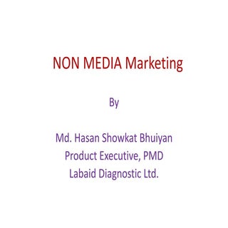 Non Media Marketing