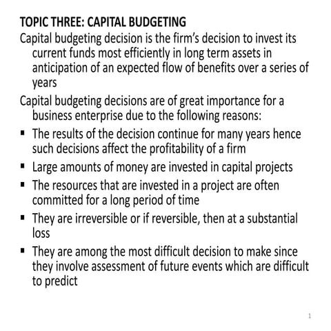 BAC 815 TOPIC THREE Capiatl Budgeting.ppt