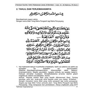 Bacaan tahlil 18-43