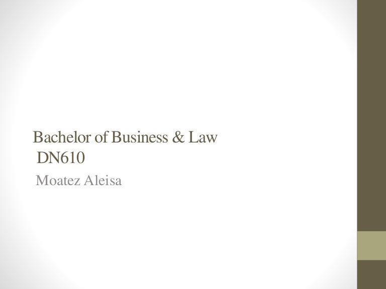 Bachelor Of Business Law Degree