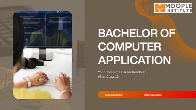 Bachelor of Computer Application: The Complete Guide for Class 12 ...