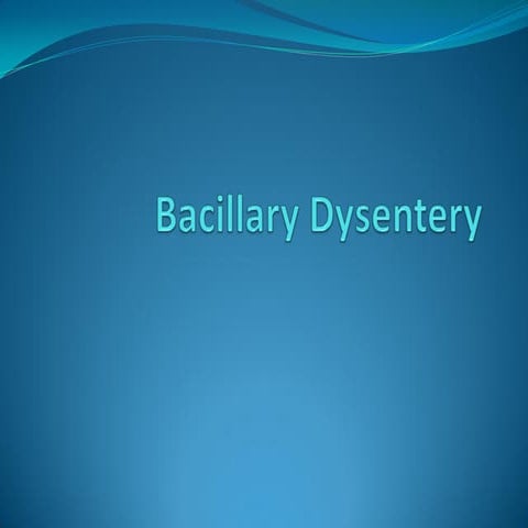 Bacillary Dysentery