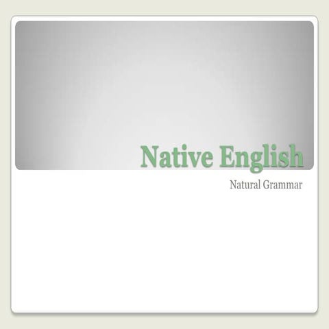 Grammar faulty parallelism | PPTX