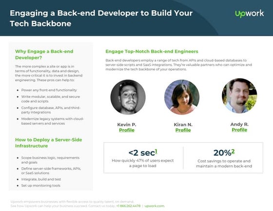 Engaging a Back-end Developer to Build Your Tech Backbone