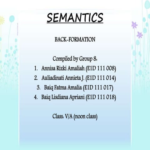 BACK-FORMATION II.pptx