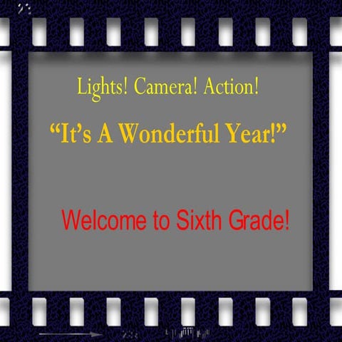 First Day PowerPoint for Students