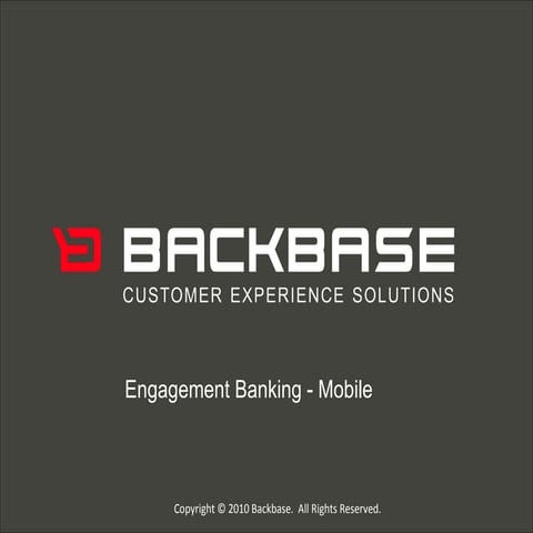 Mobile Banking webinar, December 15, 2010 by Jouk Pleiter