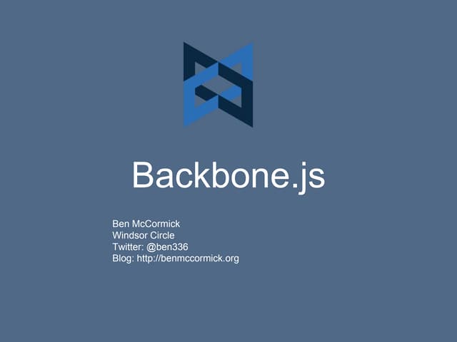 Backbonemeetup