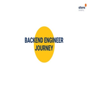 Backend engineer journey | PDF