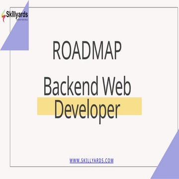 Backend Web Development Training In Agra Pptx