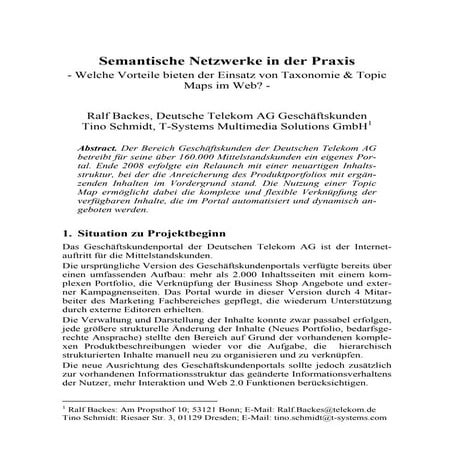 Backes deutsche telekomgeschaeftskunden