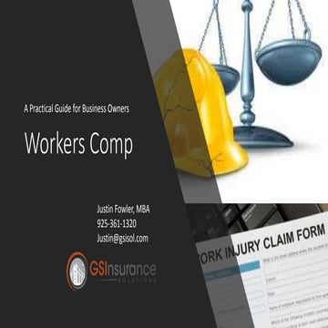 A Practical Guide to Workers Comp Insurance