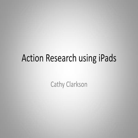 Background to an Action Research Project 