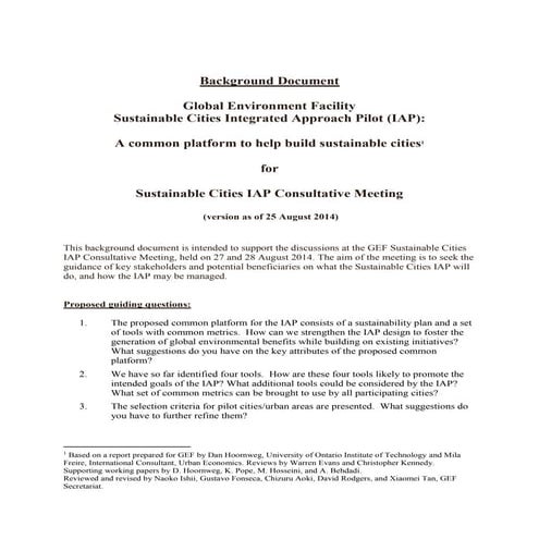 Integrated Approach Pilot | PPTX