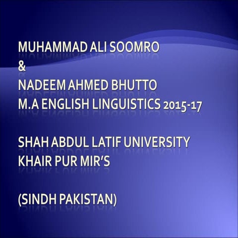 Background of English, its Spread, Functions & Status