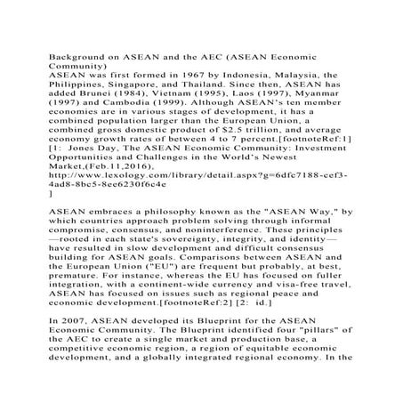Project on ASEAN by Bhavna H. Raval | DOCX