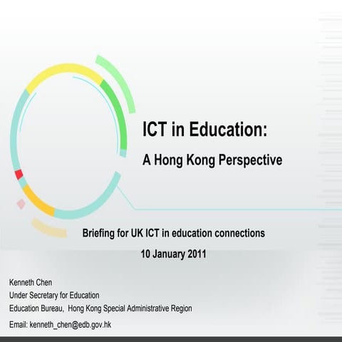 Background on IT in Education in Hong Kong