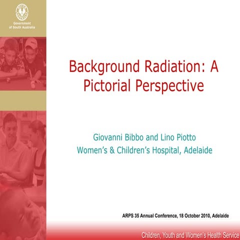 Background radiation a pictorial perspective  bibbo