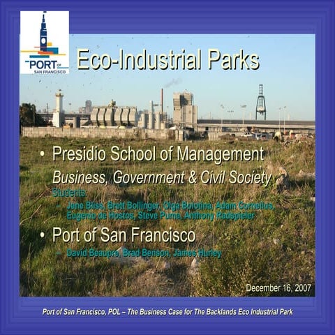 Eco-Industrial Park Concept
