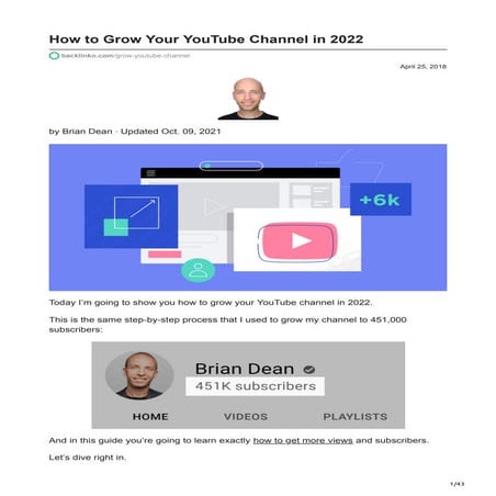 How to Grow Your YouTube Channel in 2022 (1).pdf