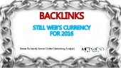 Backlinks - Still Web's Currency fo...