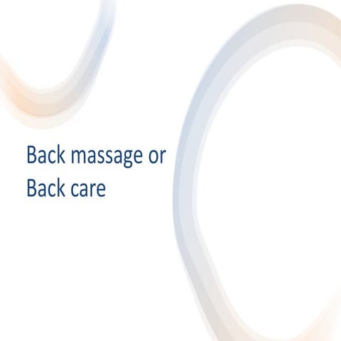 Back massage or Back care.pptx