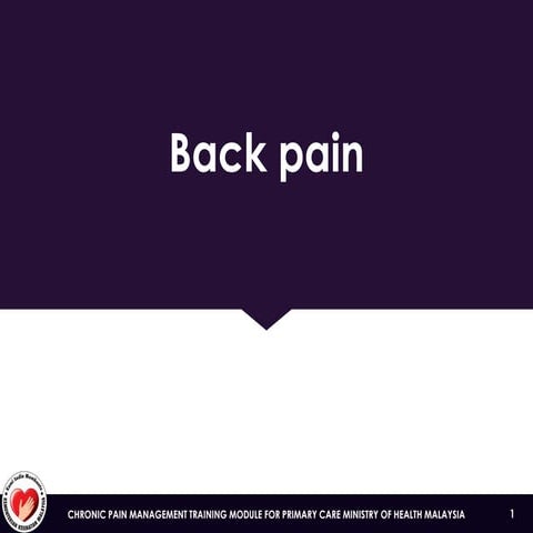 Back_pain_management introduction and mx