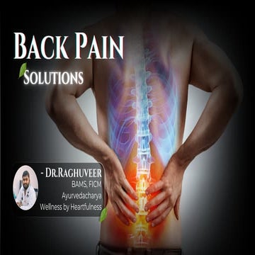 Lower Back pain solutions through Ayurveda | PDF