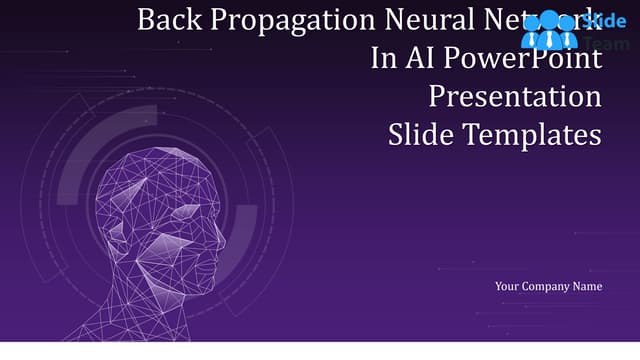 Back Propagation Neural Network In AI PowerPoint Presentation Slide Templates...