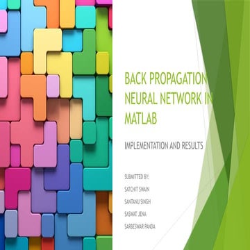 understanding Backpropagation neural networks | PPTX