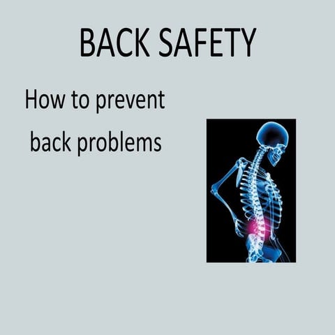 Back safety