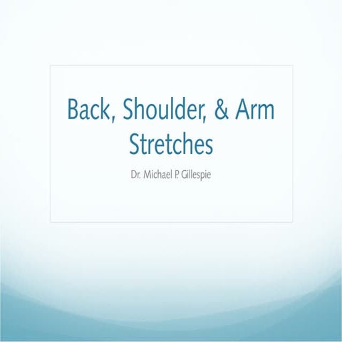 Back shoulder arm_stretches