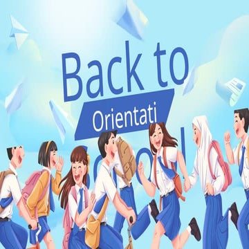 Back to School Classroom Orientation Educational Presentation in Blue and _20...