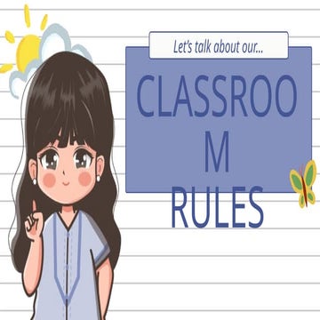 Back To School Classroom Rules Presentation.pptx