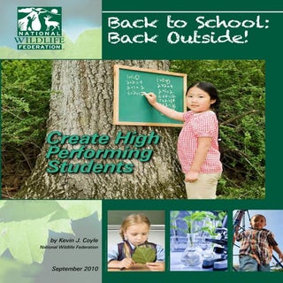 Back to School: Back Outside!