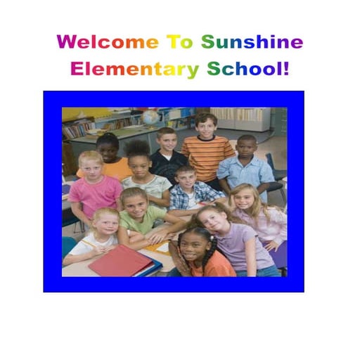 Back to school Newsletter  J Henderson