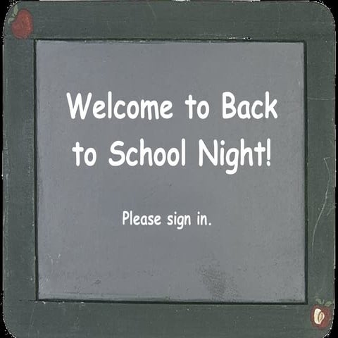 Backto School Night