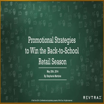 Promotional Strategies to Win Shoppers during the Back-to-School Retail Season